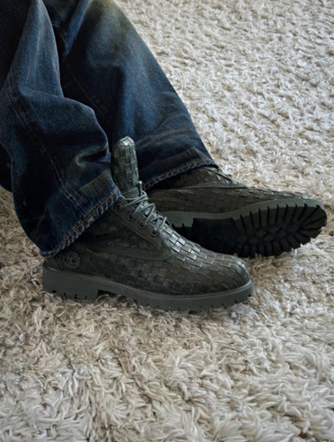 Timberland woven leather - woven, boots